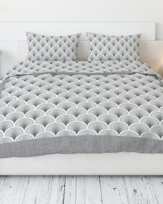 COTTON BORDER BEDSPREAD